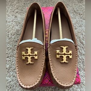 Tory Burch Everly Driver Tumbled Leather Loafer